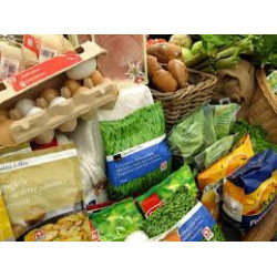 Cistella de productes.